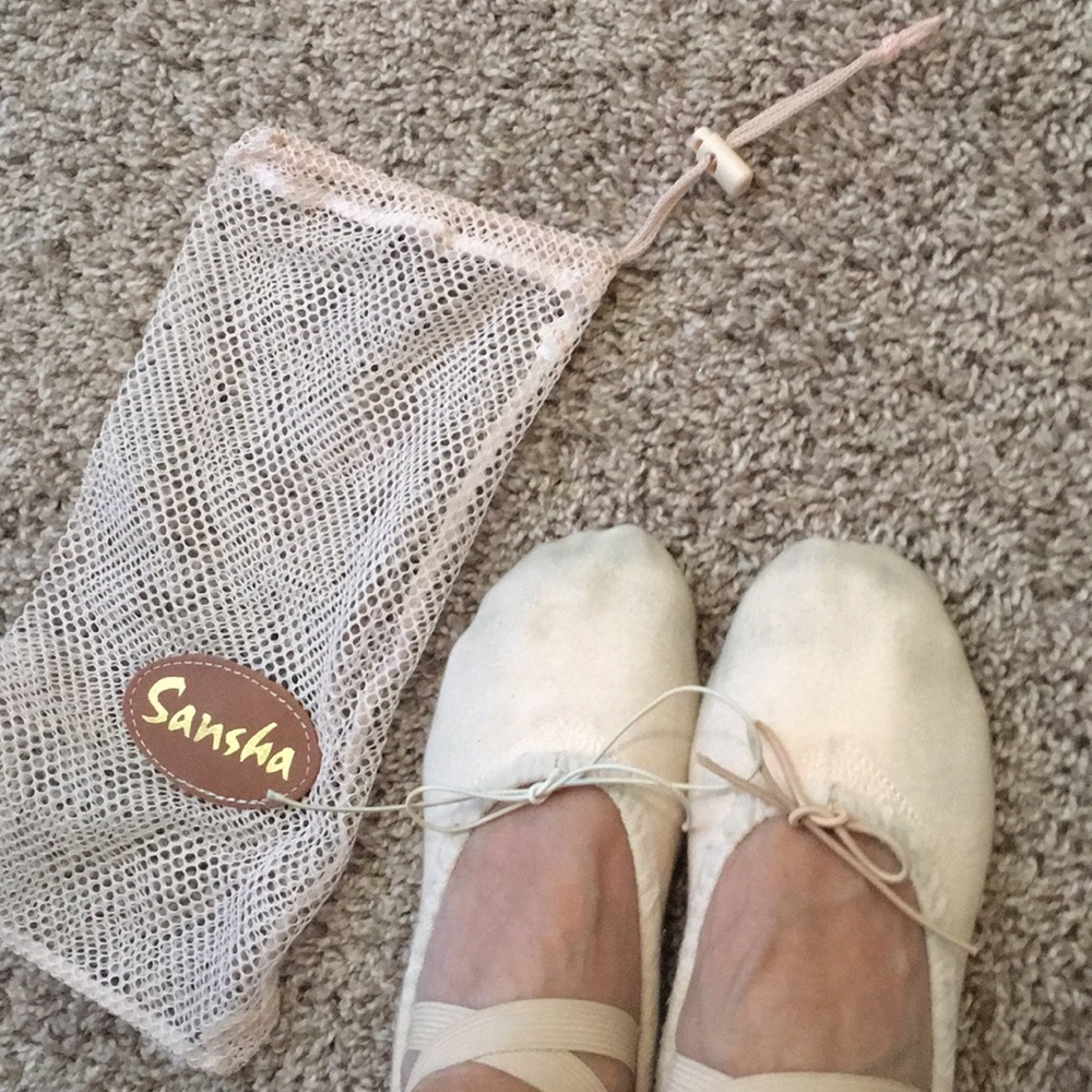 Sansha "Star Split" Canvas Split-Sole Ballet Shoes